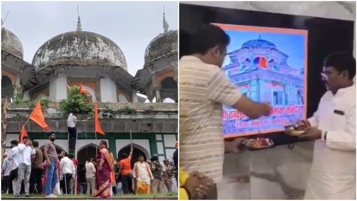 BJP Leader Performs ‘Aarti’ Before Fatehpur Mausoleum Photo, Sparks Controversy | Video