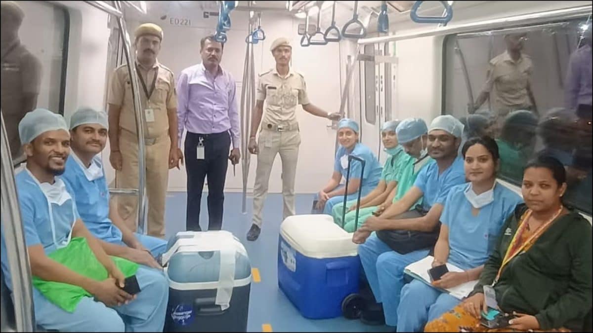 Bengaluru Metro Used to Transport Liver, Saving a Life