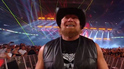 Brock Lesnar's return hasn't met with universal acceptance. (Screengrab/WWE) 