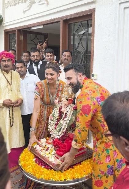 Shilpa Shetty's Ganpati Celebrations Over The Years | Photos Shilpa Shetty's Ganpati Celebrations Over The Years | Photos