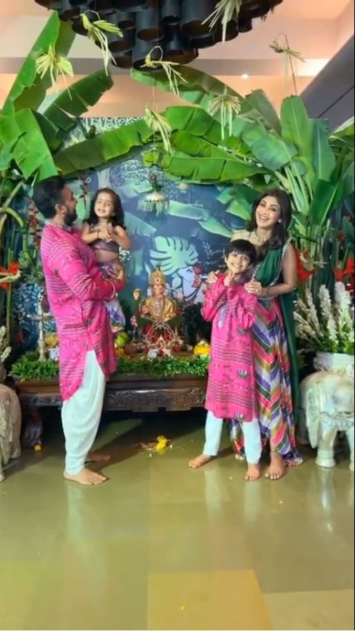 Shilpa Shetty's Ganpati Celebrations Over The Years | Photos Shilpa Shetty's Ganpati Celebrations Over The Years | Photos