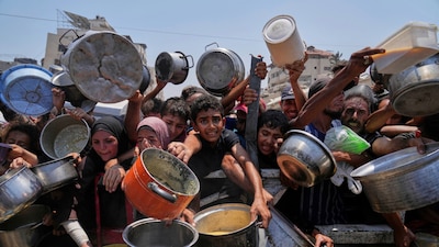 Among the three conditions, the United Nations declares a famine when more than 30% of children are malnourished. (AP/File)