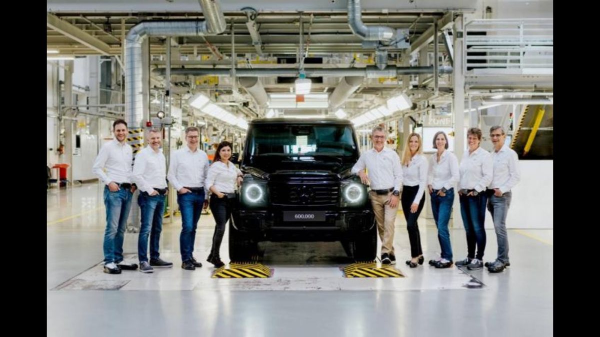 Mercedes-Benz Celebrates 600,000th G-Class Production Milestone