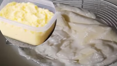 Extract ghee when the cream is slightly sour or thick, but avoid using spoiled cream. (News18) 