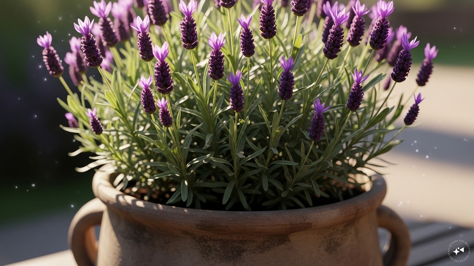 Use A Terracotta or Clay Pot: These pots allow soil to dry out without watering. Ensure the pots has drainage holes to prevent root rot. (AI generated image)