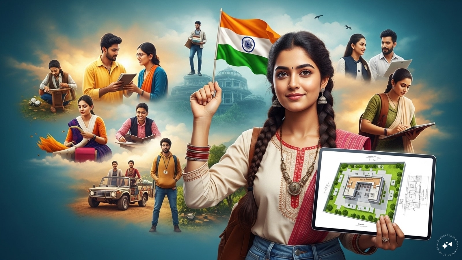 Youth in today's India: The essay can explore how the Indian youth can contribute in nation building.