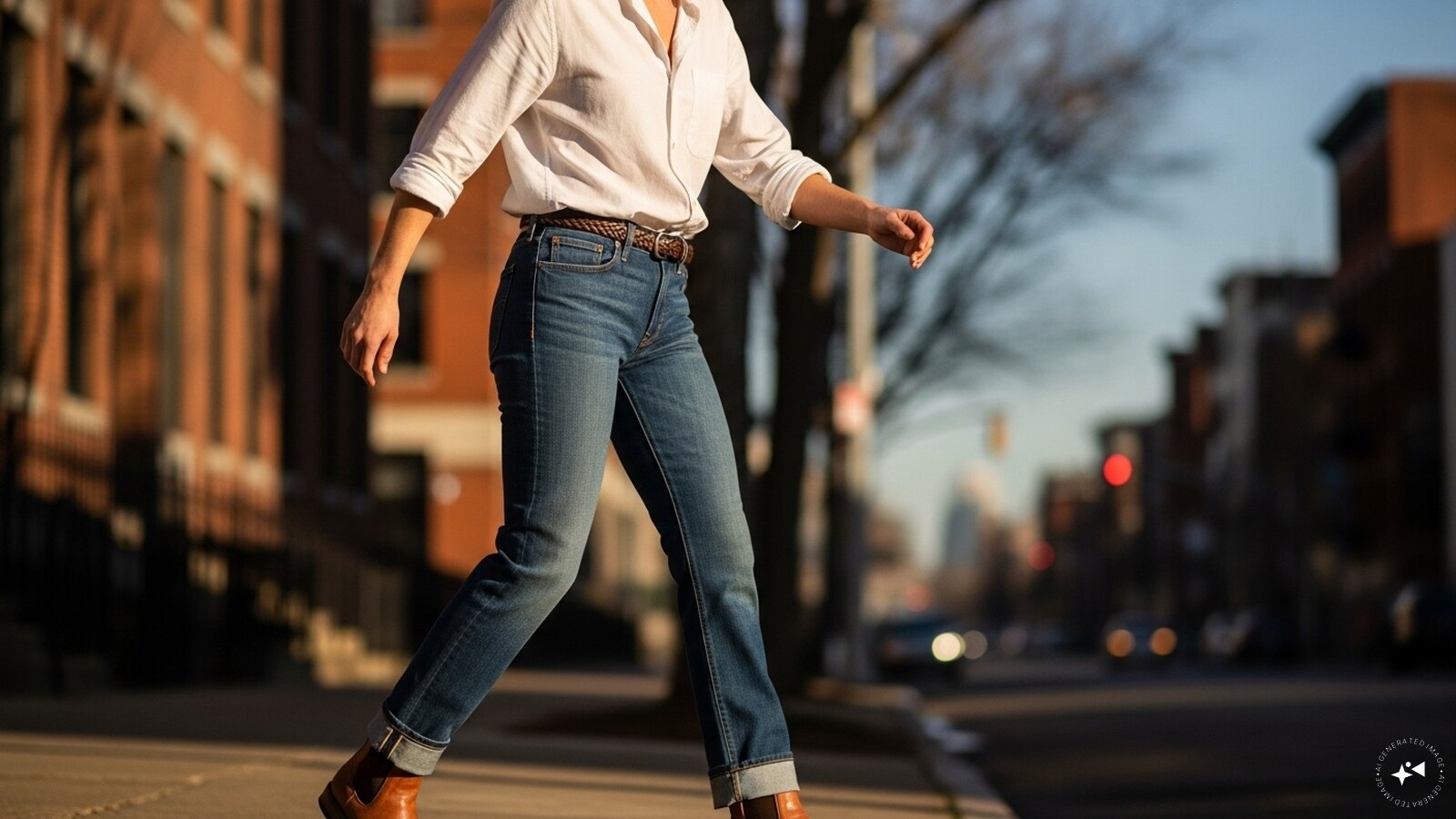 Well-Fitted Jeans: A go-to pair in a flattering cut (like straight-leg or high-waisted) that works for casual or dressed-up looks.