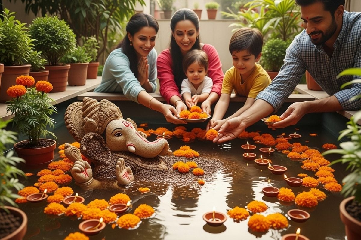 Eco-Friendly Ganpati Visarjan 2025: What Happens To Idols?