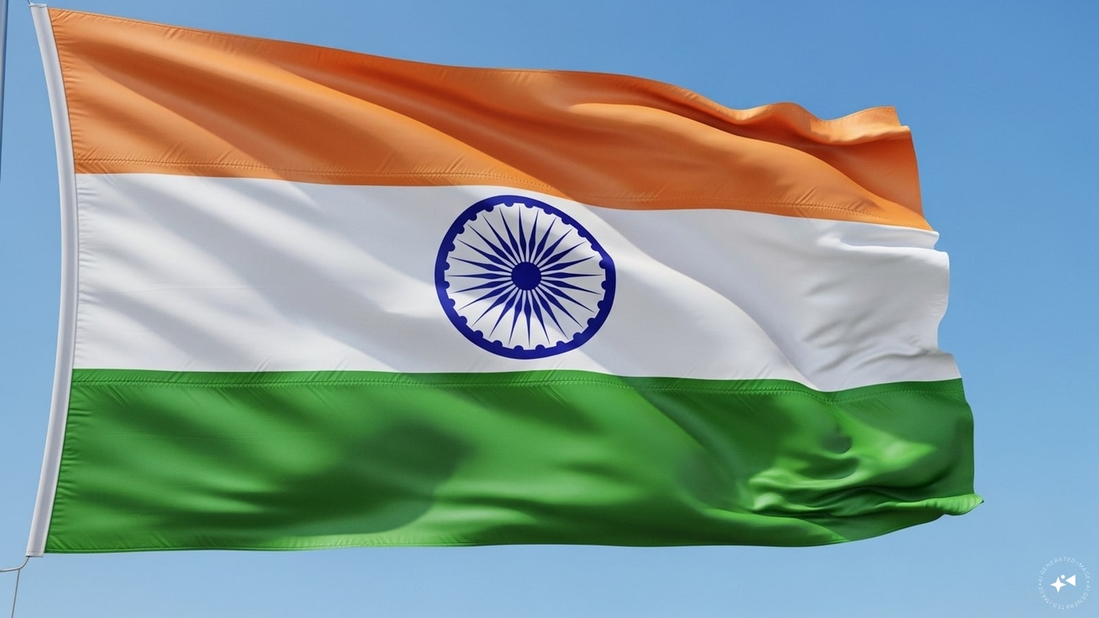 Clean Flag: Ensure that the flag is clean and not torn or damaged. (AI-generated image)
