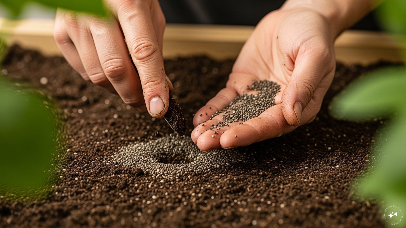 STEP 2: Sow the seeds: Sow the chia seeds directly into the soil, covering them with a thin layer of soil (about ¼ inch). STEP 2: Sow the seeds: Sow the chia seeds directly into the soil, covering them with a thin layer of soil (about ¼ inch).