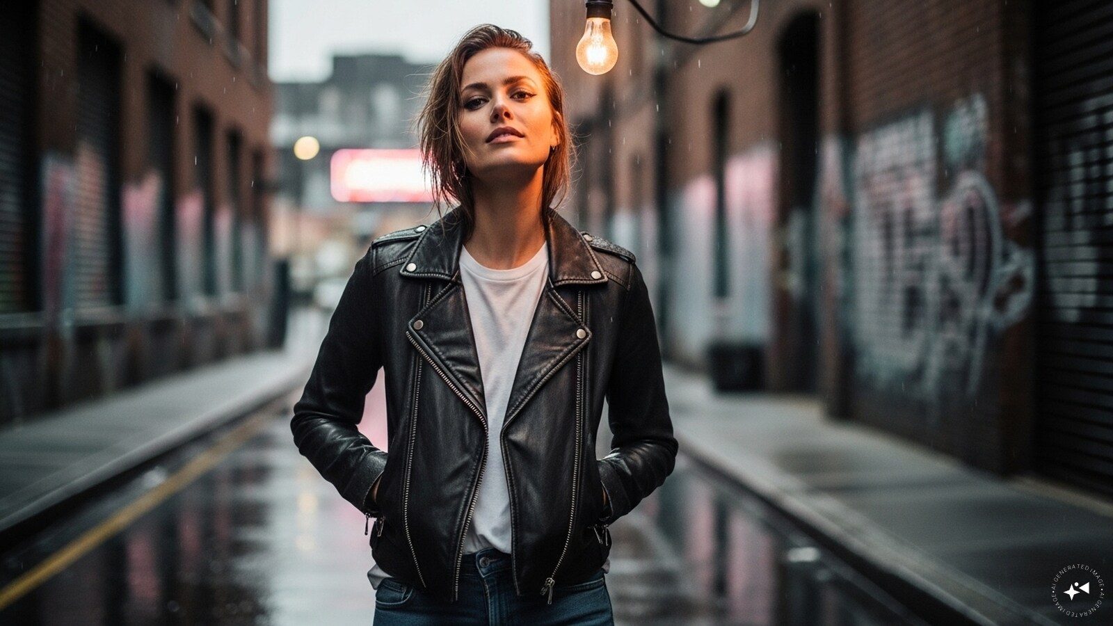  Leather Jacket: It adds edge and structure to any look. Throw over dresses or basic jeans and tee-fits. 