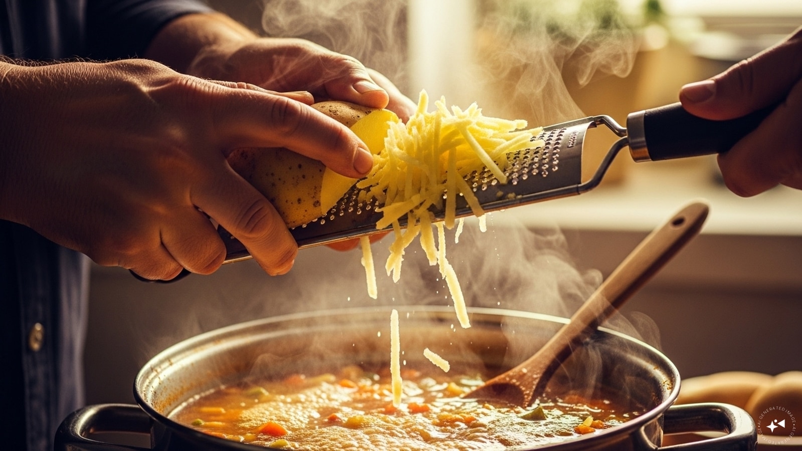 Grate or Add Starchy Vegetables: Grate in raw potato, sweet potato, or squash — they’ll break down as the soup simmers and naturally thicken it. Grate or Add Starchy Vegetables: Grate in raw potato, sweet potato, or squash — they’ll break down as the soup simmers and naturally thicken it.