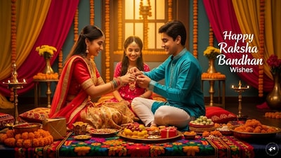  Top 50 Rakhi Images, Messages, Quotes And Status for Brothers and Sisters. (AI generated image)
