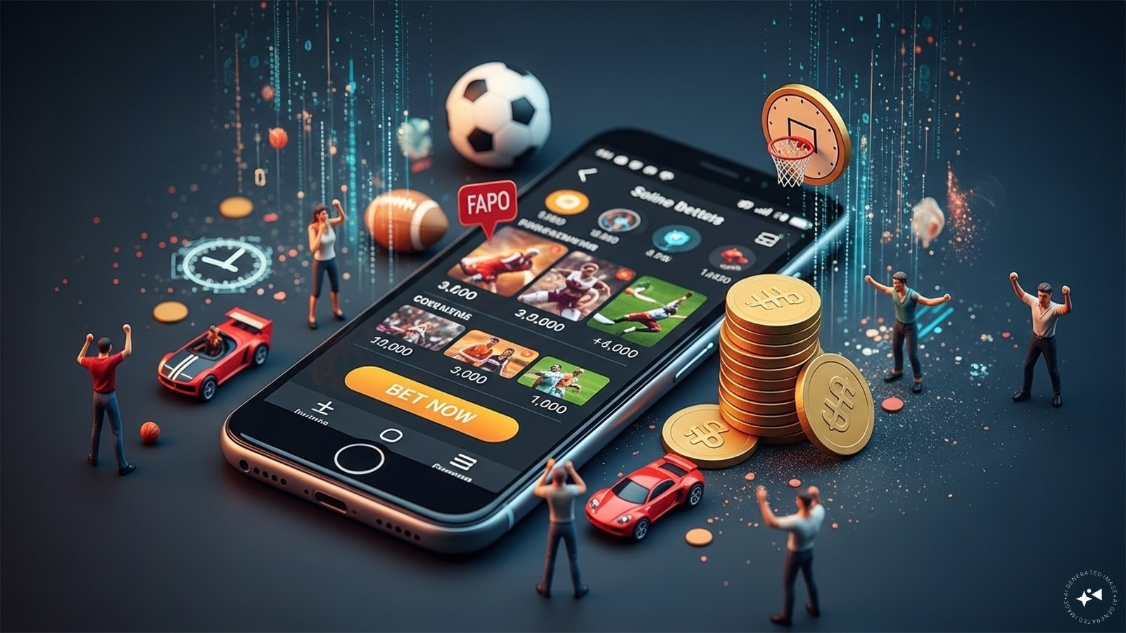 SuperDraft Sportsbook: The app was banned due to its unlicensed operations and concerns over user’s data safety. (AI-generated image) 