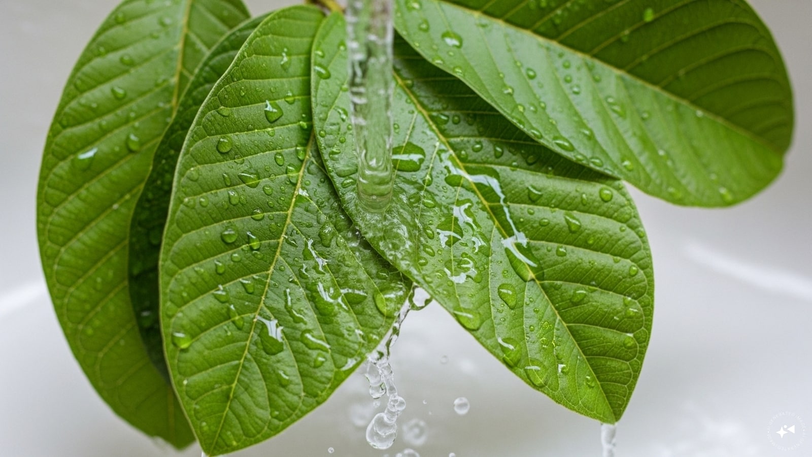  Firstly, wash 4-5 guava leaves thoroughly to remove any dirt. 