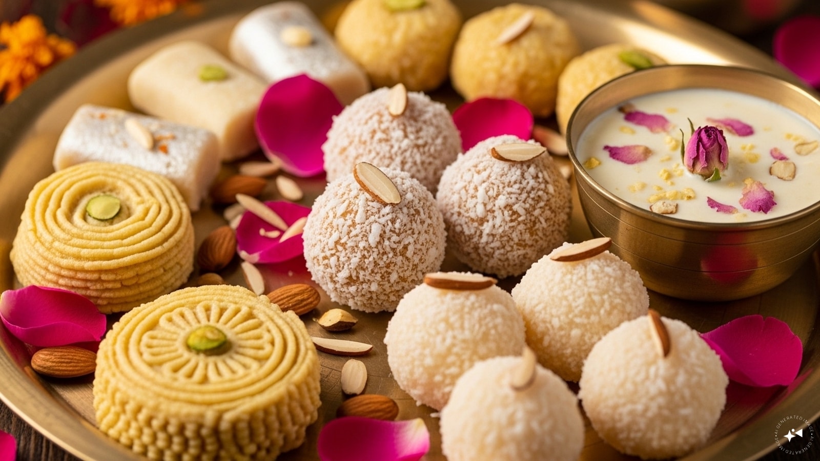 Raksha Bandhan Recipes 2025: Celebrate Rakhi with some quick and easy-to-prepare dishes. (AI generated image)