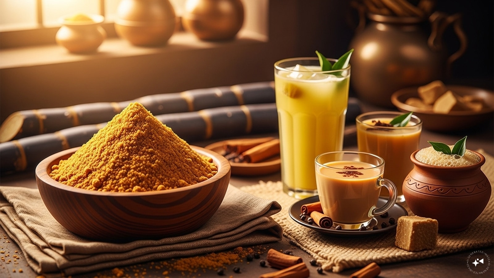 Regulates Body Temperature: Jaggery helps keep the body warm in winter and balances body temperature, making it especially useful in seasonal transitions. Regulates Body Temperature: Jaggery helps keep the body warm in winter and balances body temperature, making it especially useful in seasonal transitions.