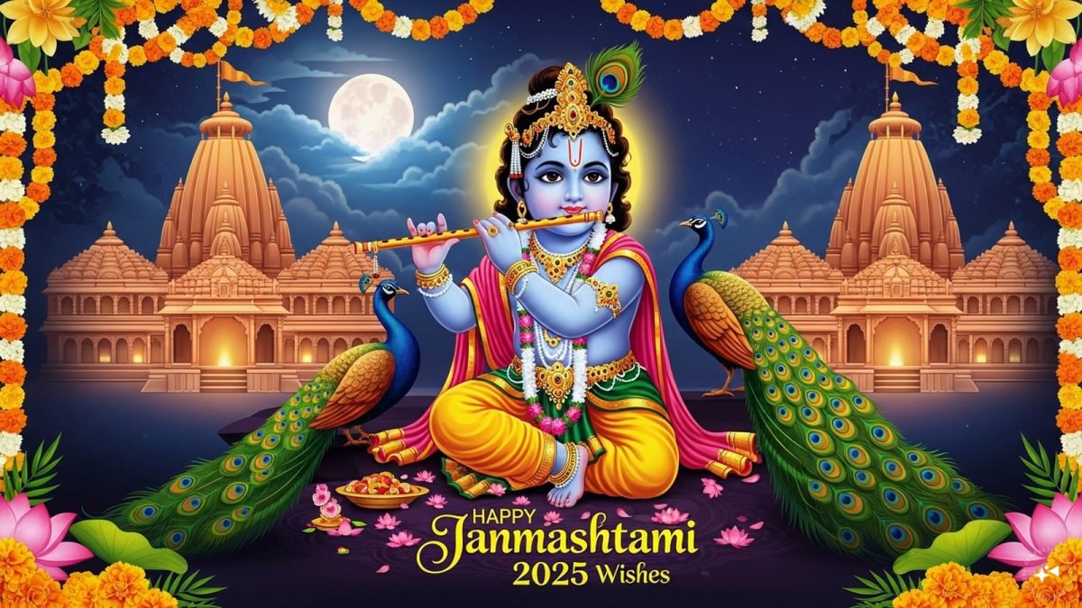 Happy Krishna Janmashtami 2025: Best Wishes, Messages, Quotes And Images For Facebook WhatsApp Status | Lifestyle News