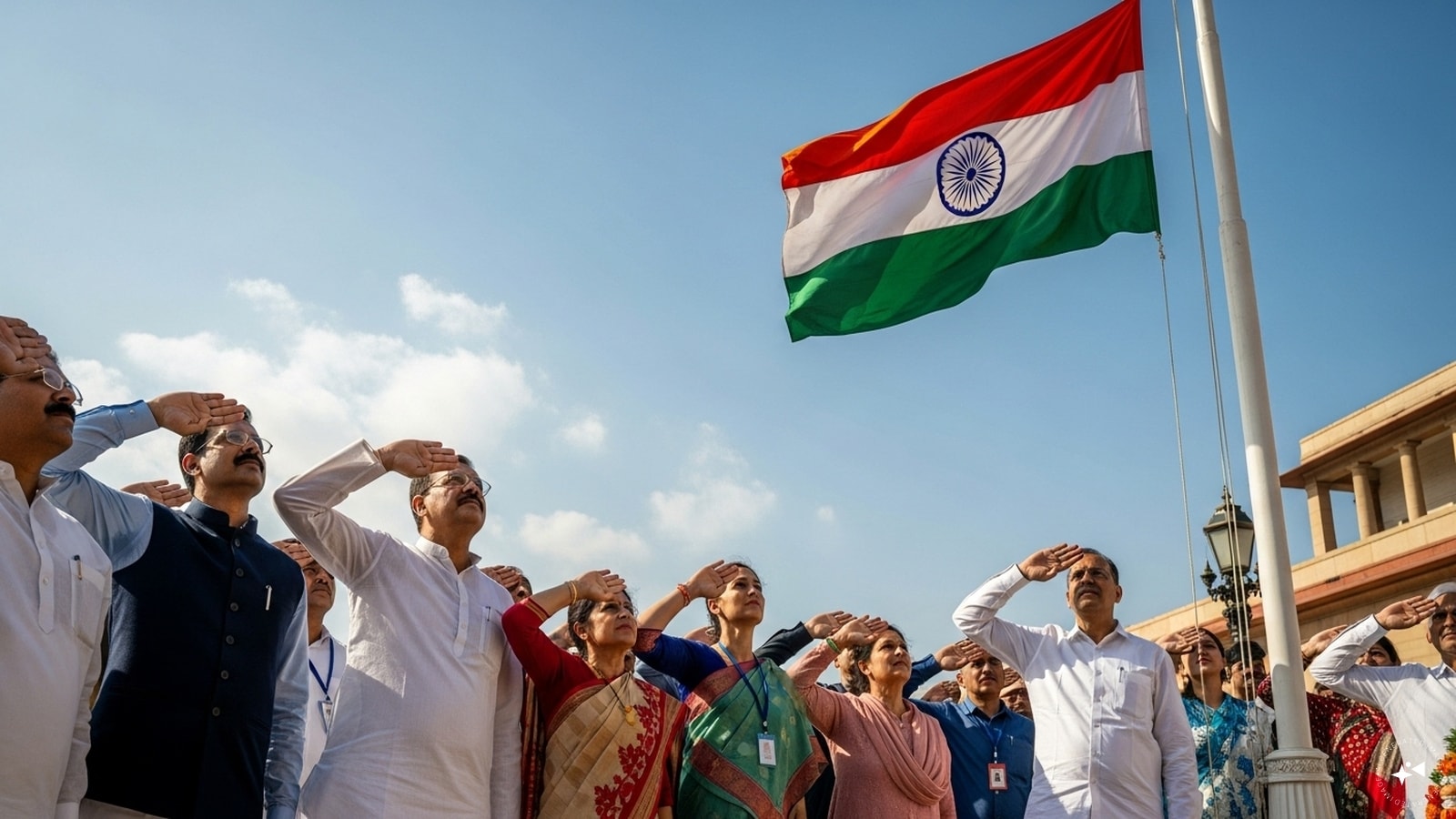 Flag Salute: Stand at attention and face the flag during hoisting and lowering.