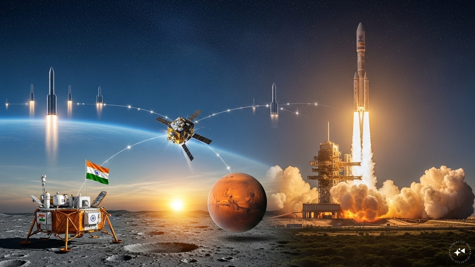 India's space milestones: The essay can look into the siginificant space milestones achieved by ISRO so far.