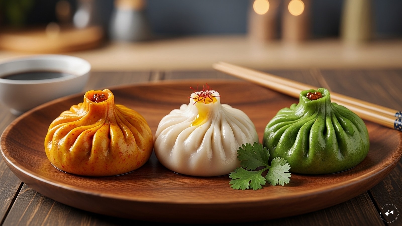 Tricolour Dumpling