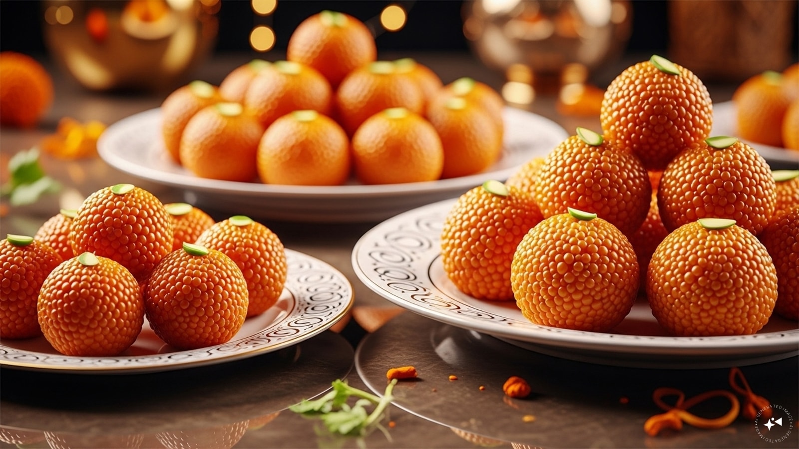 Enjoy, once the laddoos are cool. (AI generated image) Enjoy, once the laddoos are cool. (AI generated image)