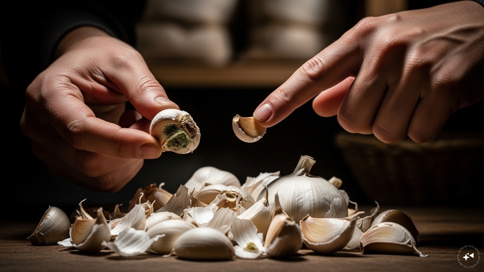Inspect Regularly: Check the stored garlic often. Remove any cloves that show signs of spoilage. Inspect Regularly: Check the stored garlic often. Remove any cloves that show signs of spoilage.