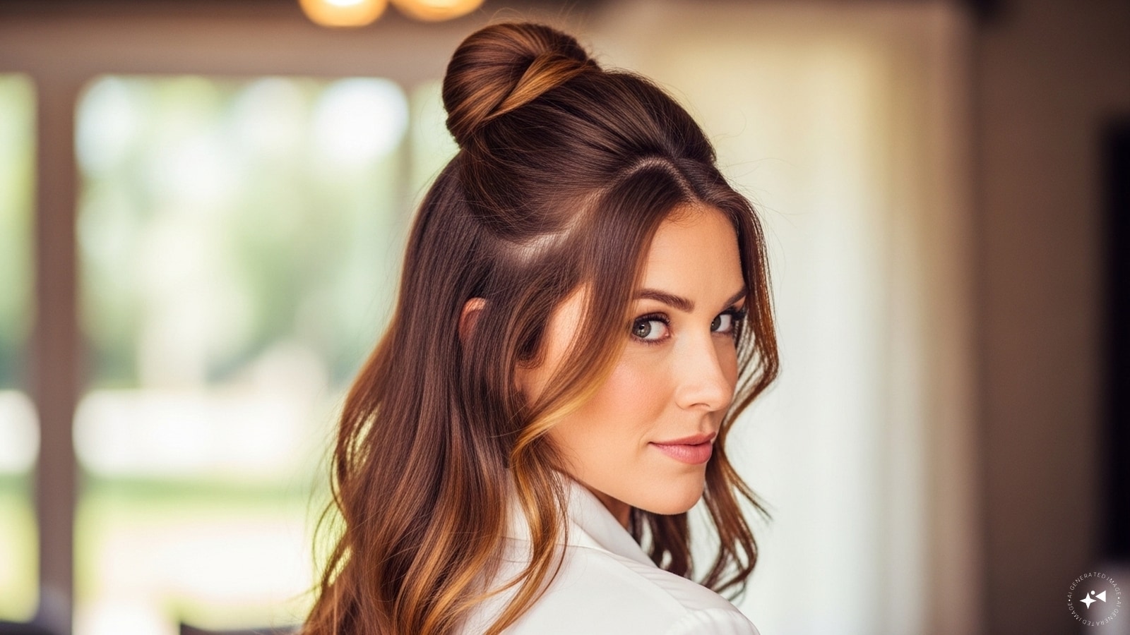 Half-Up, Half-Down Knot Half-Up, Half-Down Knot
