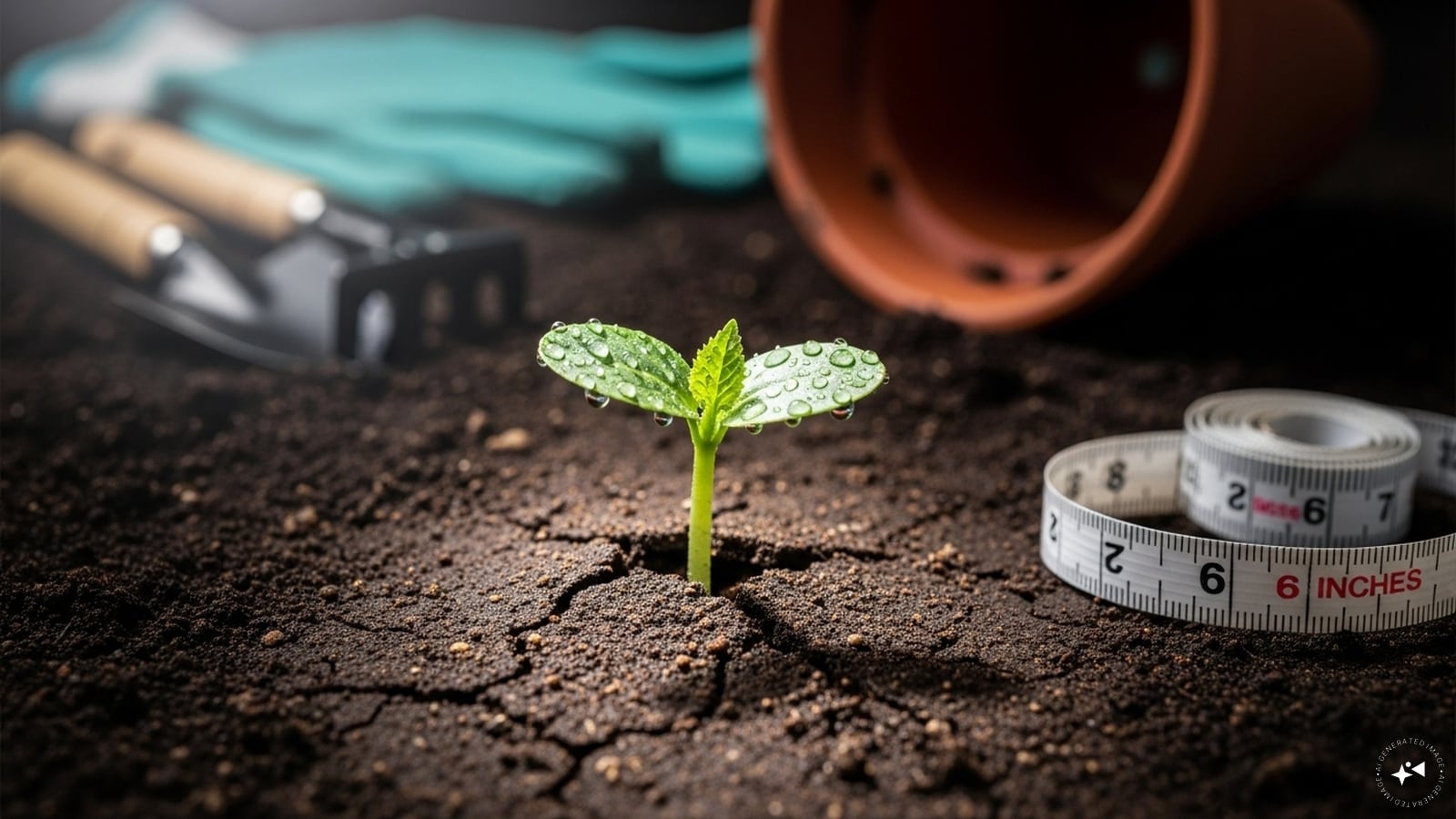  Germination: Be patient with germination, as it can take 4–6 weeks or longer. Keep the soil consistently moist during this time. Once your plant reaches 6–12 inches, transfer to a larger pot or garden space.