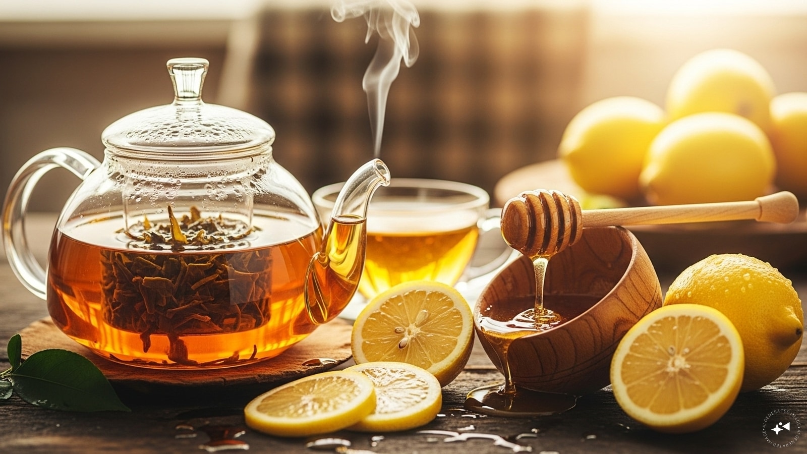  You can also add honey or lemon. 