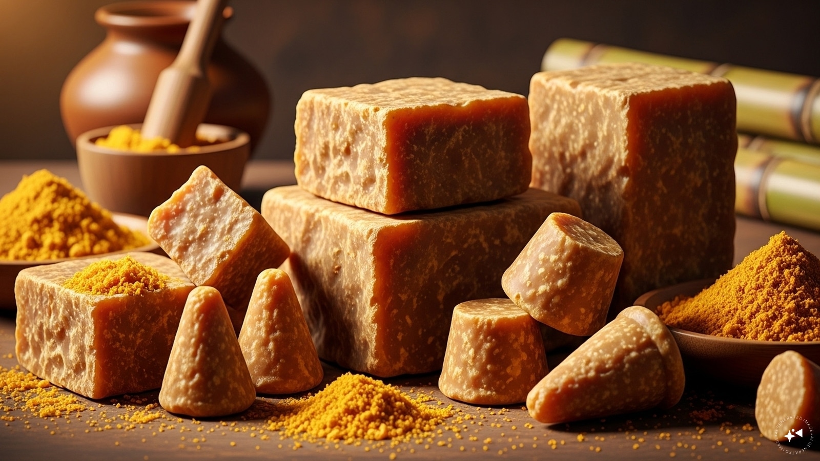 Aids Digestion: Jaggery activates digestive enzymes and helps cleanse the intestines, making it a great post-meal treat for reducing bloating and easing constipation. Aids Digestion: Jaggery activates digestive enzymes and helps cleanse the intestines, making it a great post-meal treat for reducing bloating and easing constipation.