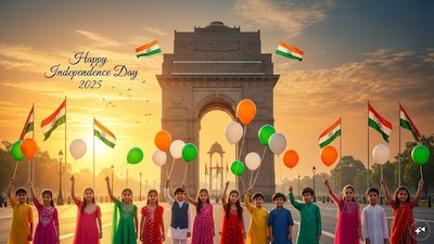  Best wishes, images, quotes, patriotic messages and greetings to share on August 15. (AI generated image)
