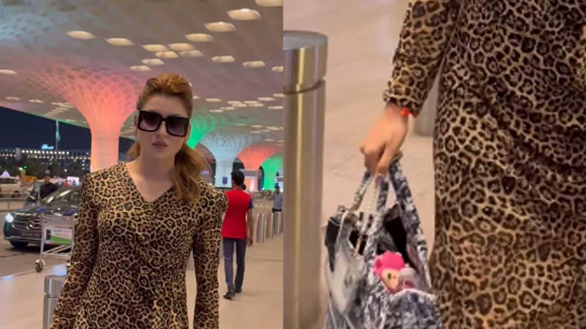 Urvashi Rautela Spotted at Mumbai Airport with Luxe Accessories