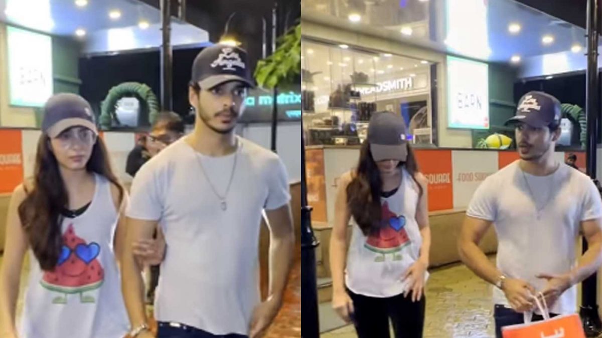 Ishaan Khatter Spotted with Chandni Bainz in Mumbai