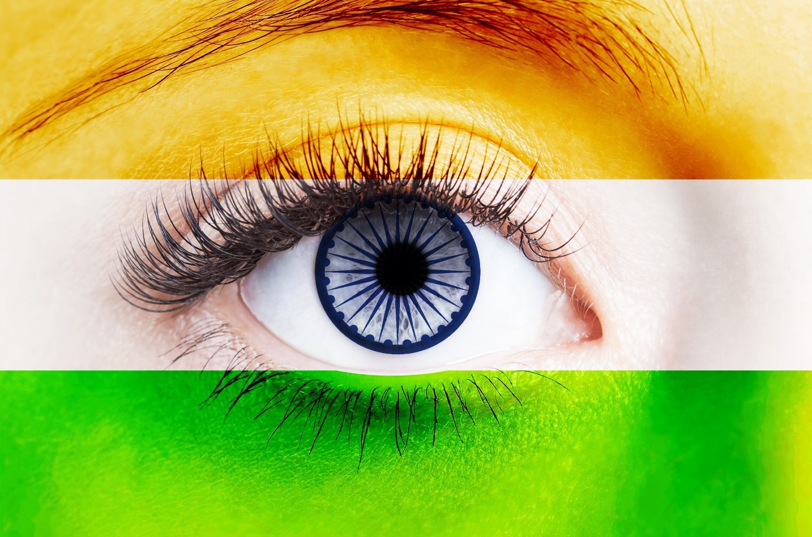 Celebrate August 15 in style with stunning tricolour makeup looks for Independence Day 2025. (Image: Shutterstock)