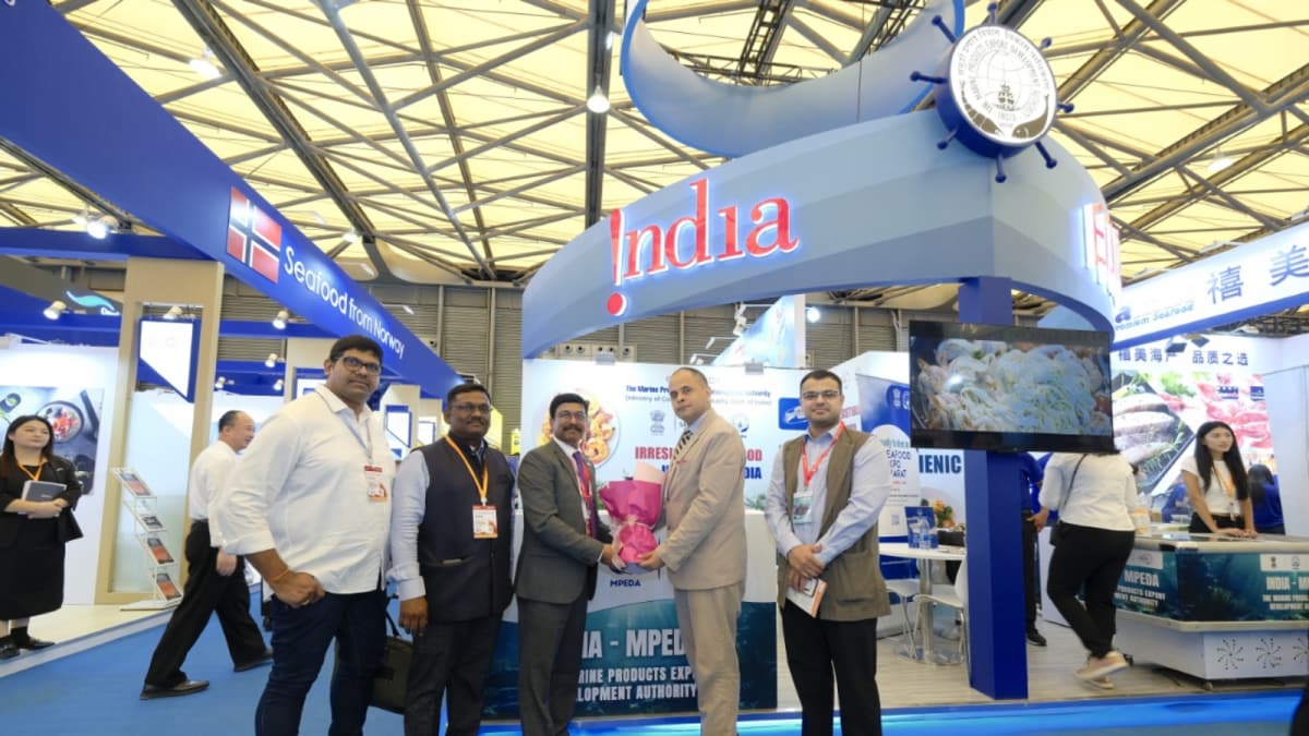 Ahead Of PM Modi's China Visit, India's Blue Economy Vision Makes Waves At Shanghai Seafood Expo