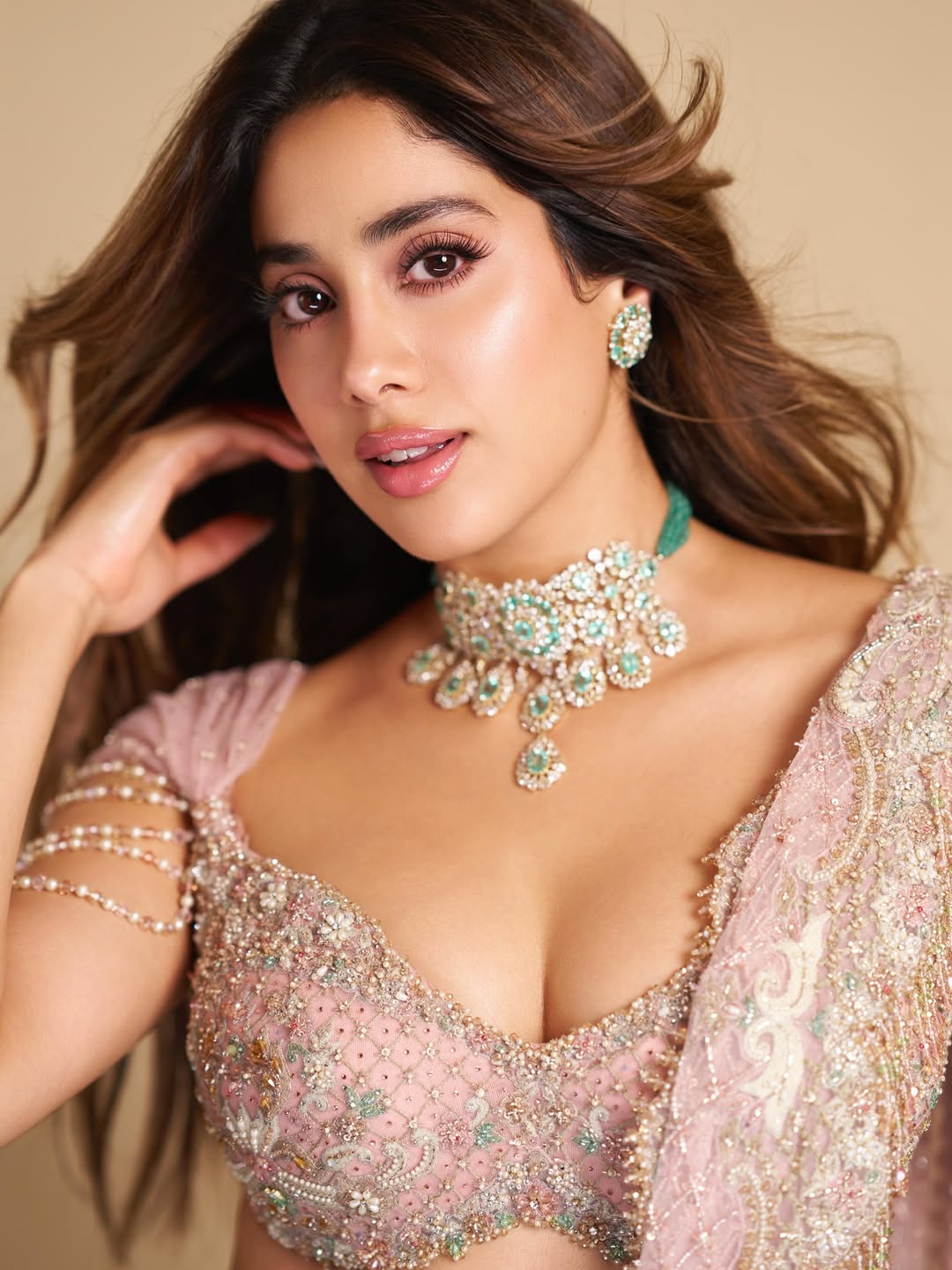 10 Stylish Blouse Designs Inspired By 'Param Sundari' Janhvi Kapoor