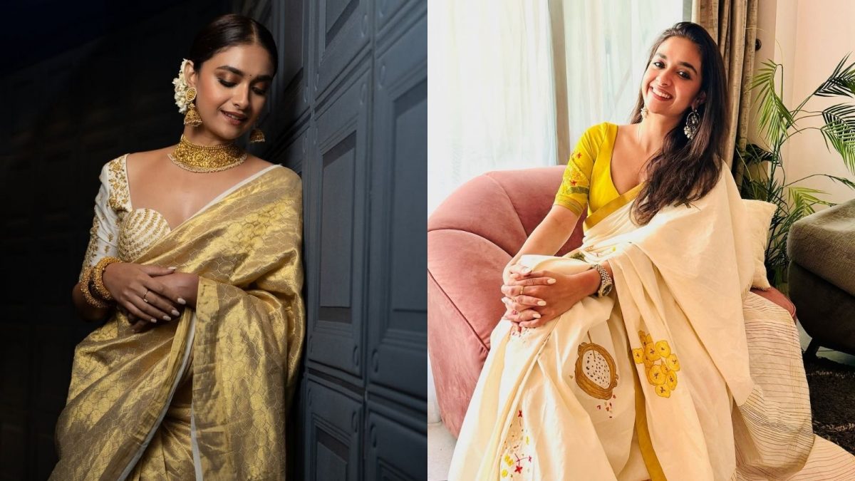 Onam 2025: Keerthy Suresh Inspired Blouse Designs To Slay The Festival