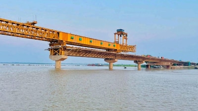 The foundation stone of the bridge was laid by Bihar Chief Minister Nitish Kumar in 2014. (X)