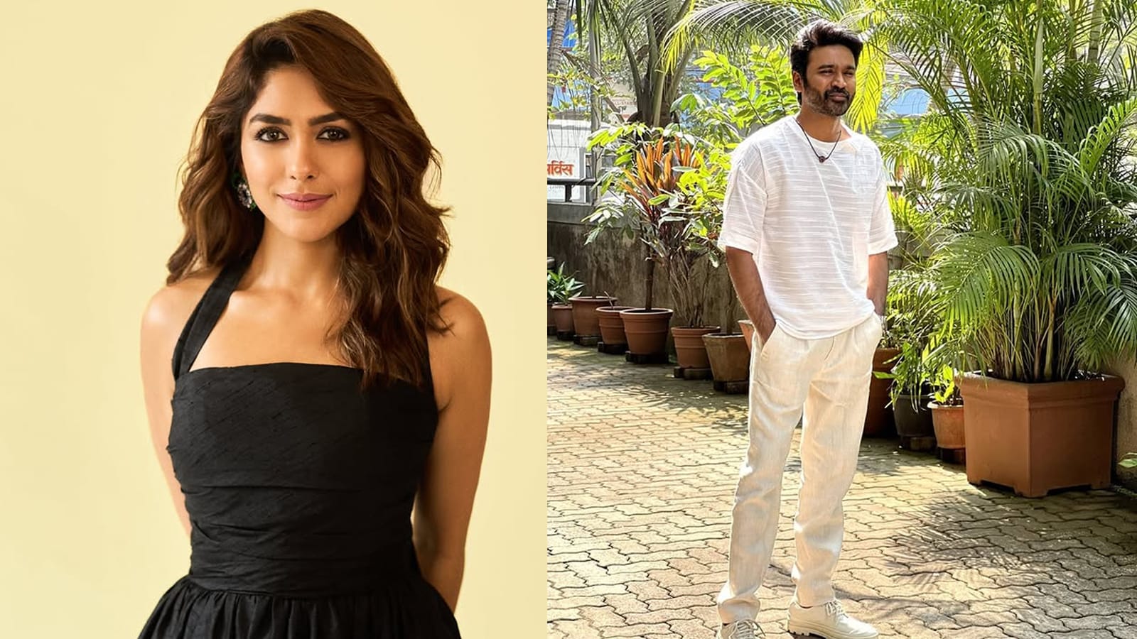 Mrunal Thakur, Dhanush Mrunal Thakur, Dhanush