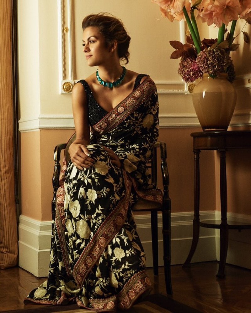 9 Ways To Style Your Saree This Festive Season Inspired By Natasha Poonawalla 9 Ways To Style Your Saree This Festive Season Inspired By Natasha Poonawalla