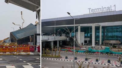 The incident took place at Terminal 1D of Indira Gandhi International (IGI) Airport on June 28, 2024, killing one taxi driver and leaving others injured. (PTI)