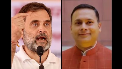 Rahul Gandhi (left) and Amit Malviya. (File) 