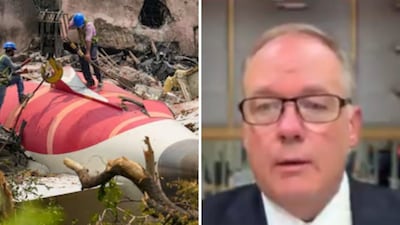 Mike Andrews, attorney with the law firm Beasley Allen, met the families of the Ahmedabad Air India crash victims. (News18/File)