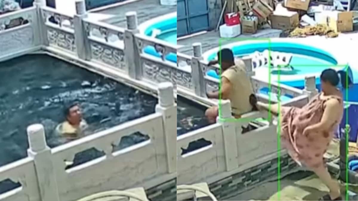 Man Kicked into Pond by Pregnant Wife After School Forgetfulness