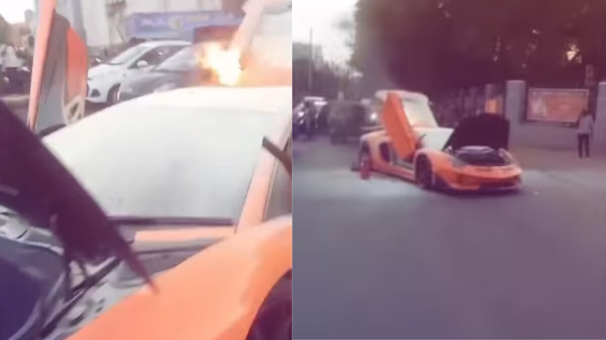 Lamborghini Aventador Catches Fire in Bengaluru, Sparking Safety Concerns
