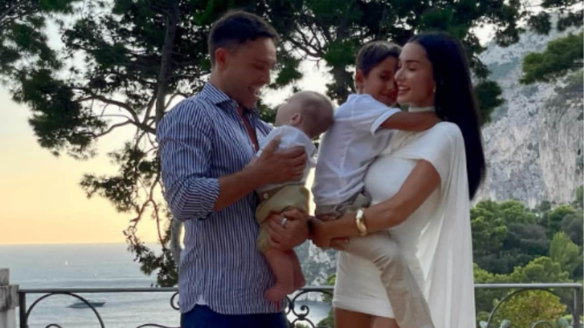 Amy Jackson, Ed Westwick Celebrate Anniversary in Italy with Family