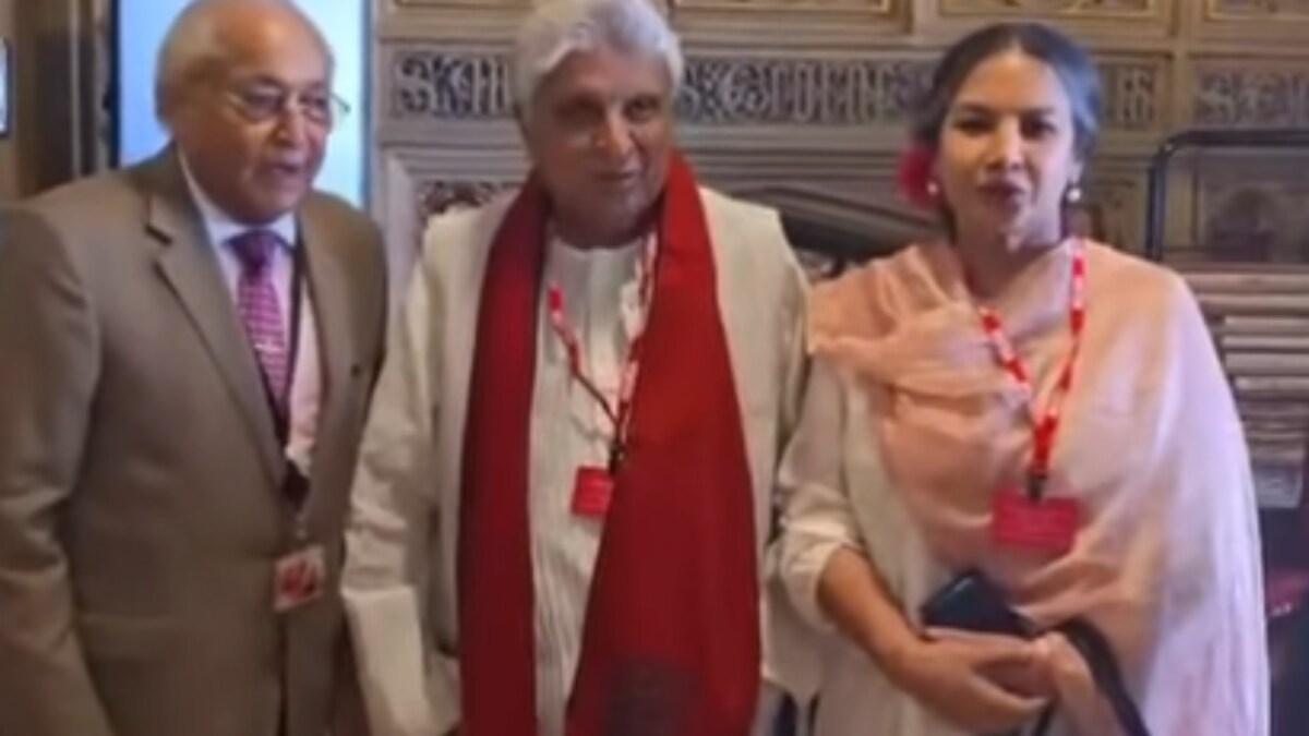 Javed Akhtar Honored in UK Parliament, Shabana Azmi Shares Moment