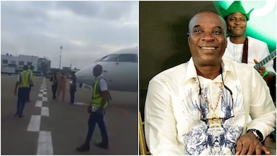 Video footage circulating on social media shows KWAM 1 attempting to physically obstruct the aircraft as it began to move. 