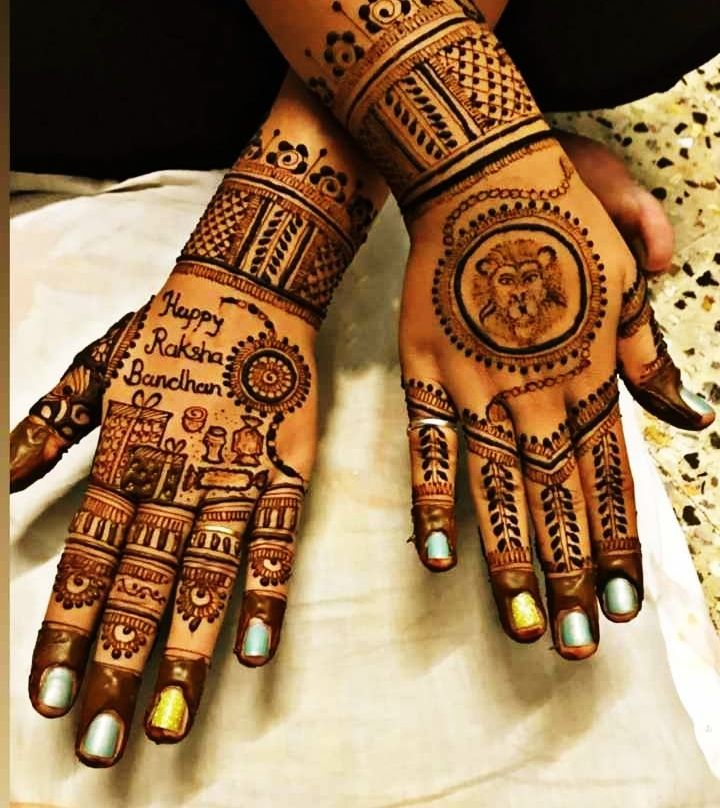 RAKSHA BANDHAN 2025 के लिए सुंदर मेहंदी डिजाइन RAKSHA BANDHAN 2025 के लिए सुंदर मेहंदी डिजाइन